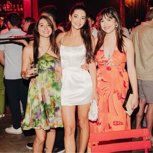 Retrofete White Mini Dress